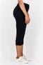 Women Sportswear Fit Outdoor Capri Pants, Black - 3