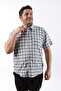 Short Sleeve Plaid Cotton Men's Shirt Kk-8061-Tss - 5