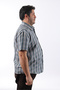Short Sleeve Plaid Cotton Men's Shirt Kk-8055-Tss - 6