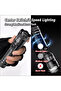 S384-A High Strong Power Led Flashlights 300000LM Tactical Torch with Display Light USB Charging Cam - 4