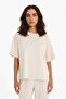 Relax Fit Crew Neck Soft Textured Modal Short Sleeve T-Shirt F1031Ax25Au - 2