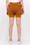 Women Sportswear Fit Drawstring Running Shorts, Brown - 2