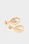 Women's Green Drop Earrings H2574Axns - 5