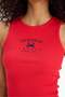 Slim Fit Printed Halter Neck Ribbed Camisole Undershirt F6238Ax25Hs - 3