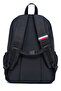 Unisex Stylish Multi-Eye Daily Backpack - School Bag Black - 8