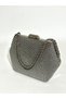 Women's Evening Dress Bag with Platinum Chain for a Stunning Look, Wedding and Night Party Bag