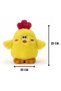 Dog Toy Plush Sound Toy Rooster and Rabbit Dog Toys - 4