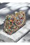Colorful Stoned Reversible Women's Evening Bag