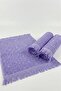 12 Pieces Purple 30X50 cm Cotton and Fringed Kitchen Towels - 2