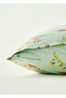 100% Cotton Satin Flores Single Duvet Cover Set Light Green (160X220 cm) - 4