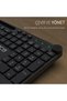 IBK-272QU Kablosuz Ofis Klavye | Çoklu Bağlantı Sessiz Bluetooth 5.0 + 2.4GHz 114 Tuş Tablet Standı - 6