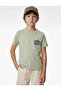 Cotton Print Detailed Short Sleeve Crew Neck T-Shirt - 2