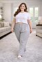 Women's Bürümcük Pants – Light Fabric – Comfortable Fit – Oversized – Relaxed Fit - 3