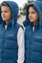 Unisex Snap Fastener Hooded Printed Inflatable Vest - 2
