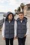 Unisex Snap Fastener Hooded Printed Inflatable Vest - 6