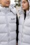 Unisex Snap Fastener Hooded Printed Inflatable Vest - 6