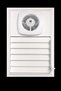 60X55 White Aluminum Bathroom Shutter with Fan