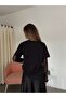 Lace sleeve basic t-shirt - black - 6