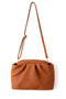 Braided Suede Women's Hand and Shoulder Bag Small Size / Tan - 2