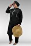 1733 Plus Size Zippered Hijab Swimsuit - Black - 4