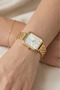 Luna Silver Dial Gold Cord Women Wrist Watch 8682742824872 - 7