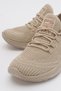 Men's Lace-Up Knitwear Sports Shoes Beige Beige - 3