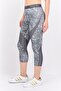 Women Sportswear Fit Training Capri Leggings, Grey - 2