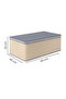 Set of 8 - Geometric Striped Beige Large Size under Bed & under Sofa Bed Storage Bags (60 X 40 X 22 cm) - 3