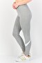 Women Tight Fit Running Leggings, Heather Grey - 4