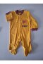 3-Piece Baby Rompers Set 0-3 months White Orange Yellow Baby Gift Bodysuit Set - 4