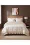 Double Duvet Cover Set 100% Cotton Dal Ornamental Overlocked Ruffles - 3
