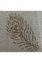 Luna Collection Feather Patterned Runner Tablecloth 40X140 - 5