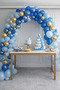 Blue Navy Blue 65 Balloon Chain Decoration Set 5 Colors Circumcision, 1 Year Old, Mevlid