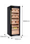 Electric Cigar Humidor Cabinet B6 – 1500 Capacity Spanish Cedar with Touchscreen Security - 6