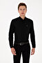 Men's Black Long Sleeve Basic Shirt 50316723-Vr046