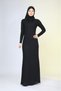 Women's Hijab, Long Sleeve, Lined, Non-Visible under Clothing, Flexible and High-Quality Fabric Evening Dress