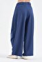 Women's Pleated Front Balloon Fit Design Trousers - 3