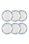BLUE DREAM BOWL SET 6 PIECES - 16 CM
