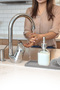 Set of 3 Gray Silicone Oil Pot Mats Non-Slip Oil Pot Vinegar Pot Kitchen Organizer 22.8 cm - 3