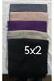 Mixed Color Hajj Umrah Gift Dowry Gift Flared Cotton Scarf with Writing (Price Is for 10 Pieces)