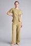 Straight Fit Wrinkled Textured Trousers G2919Ax26Sp - 4