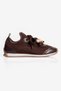 Women's Sneaker Flat Sole Bead Detailed Stretch Sports Shoes Brisa Brown - 2