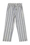 Self-Striped Pants for 6-9 Years Old - Blue