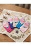 Women's Finger Colored Socks 4 Pieces - 3