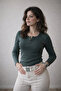 Women's Placket Camisole Blouse