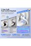 2026 Open-Ear Clip Earbuds, RingStar Air, Bluetooth, Hi-Res, Comfort ,AI Calls, 40H Battery, White - 6