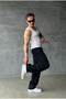 Extra Baggy Panch Detail Premium Trousers Gj - 5