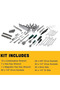 AUTO FAMILY Precision 218 Pcs Ratcheting Screwdriver & Socket Bit Set - 5