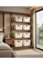 6-Piece 2X10-2X15-2X20 Lt Boxsis White Toy Storage Organizing Box Cabinet Organizer Organizer - 4
