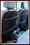 Thai Feather Car Seat Back Item Organizer Organizer Car Interior Auto Accessory Protective Case 2Pcs - 2